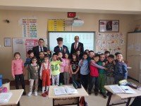 NAR TANESİ ANAOKULU ÖĞRENCİLERİ BAŞKAN KUMARTAŞLI VE KIBRIS GAZİSİ TAHSİN KOÇ İL