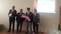 MERKEZ İMAM HATİP ORTAOKULU ÖĞRENCİLERİ BAŞKAN KUMARTAŞLI VE KIBRIS GAZİSİ TAHSİ