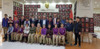SELÇUKLU İLKOKULU ÖĞRENCİLERİ BAŞKAN KUMARTAŞLI VE KIBRIS GAZİSİ TAHSİN KOÇ İLE 