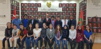 TOKİ SOSYAL BİLİMLER ANADOLU LİSESİ ÖĞRENCİLERİ BAŞKAN KUMARTAŞLI VE KIBRIS GAZİ