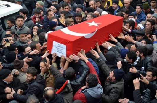 ŞEHİDİMİZİ 20 BİN KİŞİ İLE SON YOLCULUĞUNA UĞURLADIK                  