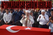 AFYONKARAHİSAR ŞEHİDİNİ UĞURLADI