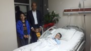 BAŞKAN KUMARTAŞLIDAN GEÇMİŞ OLSUN ZİYARETİ.