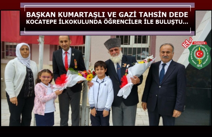 BAŞKAN KUMARTAŞLI KOCATEPE İLKOKULUNDA                   