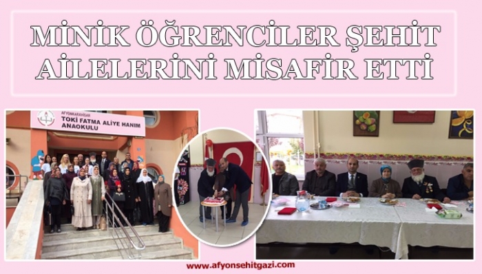 FATMA ALİYE HANIM ANAOKULU ÖĞRENCİLERİ ŞEHİT AİLELERİ VE GAZİLERİ AĞIRLADI                  