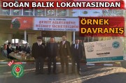 DOĞAN BALIKÇILIKTAN ÖRNEK DAVRANIŞ