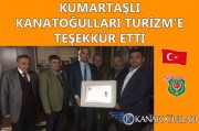 BAŞKAN KUMARTAŞLIDAN KANATOĞULLARI TURİZME TEŞEKKÜR ZİYARETİ.