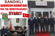 SANDIKLI İLÇEMİZE GARNİZON KOMUTANI' NI ZİYARET