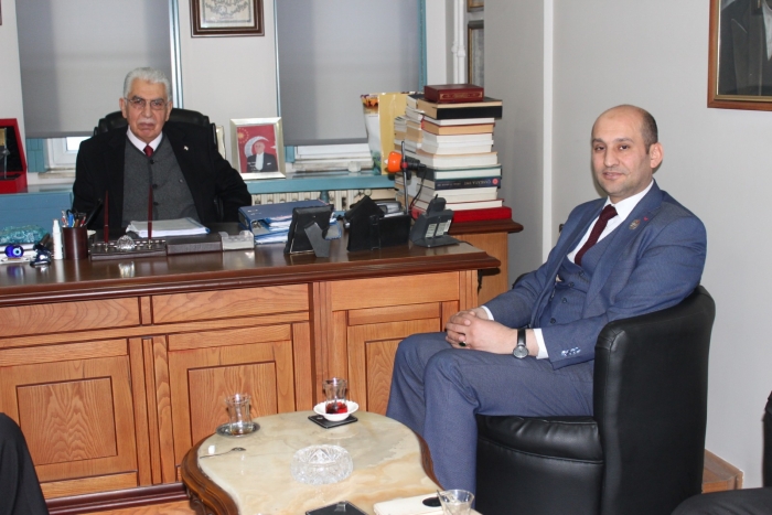 KUMARTAŞLIDAN TÜRKELİ GAZETESİ SAHİBİ ÖZSOY'A ZİYARET                  