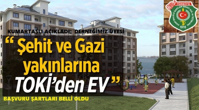 BAŞKAN KUMARTAŞLI TOKİ İLE İLGİLİ MÜJDEYİ VERDİ.                  