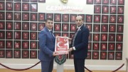 DÜZAĞAÇ BELEDİYE BAŞKANI MUAMMER IŞIKLI KUMARTAŞLIYI ZİYARET ETTİ.