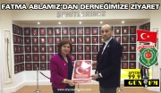 FATMA ABLAMIZ DAN DERNEĞİMİZE ZİYARET.