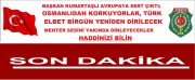 BAŞKAN KUMARTAŞLIDAN AVRUPAYA TEPKİ,