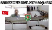 DERNEĞİMİZ DUVARLARINA TADİLATA BAŞLADIK