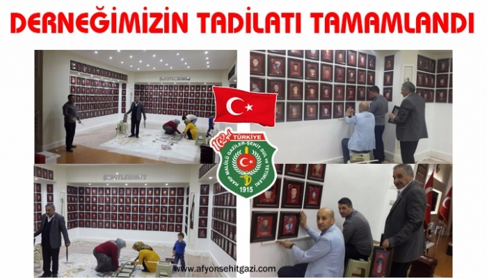 DERNEĞİMİZ DUVARLARININ TADİLATI BİTTİ.                  