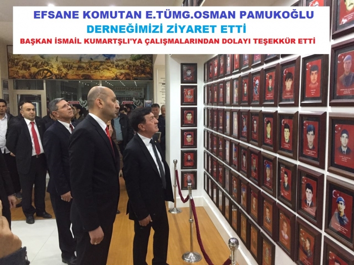 EFSANE KOMUTAN E.TÜMG.OSMAN PAMUKOĞLUN’DAN KUMARTAŞLIYA TEŞEKKÜR.                  