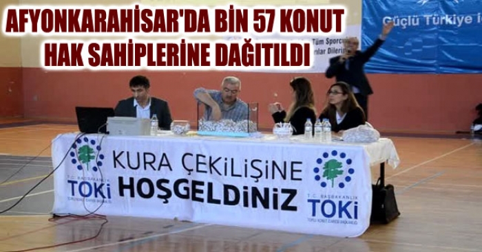 113 ŞEHİT AİLESİ VE GAZİ TOKİ KONUT SAHİBİ OLDU                  