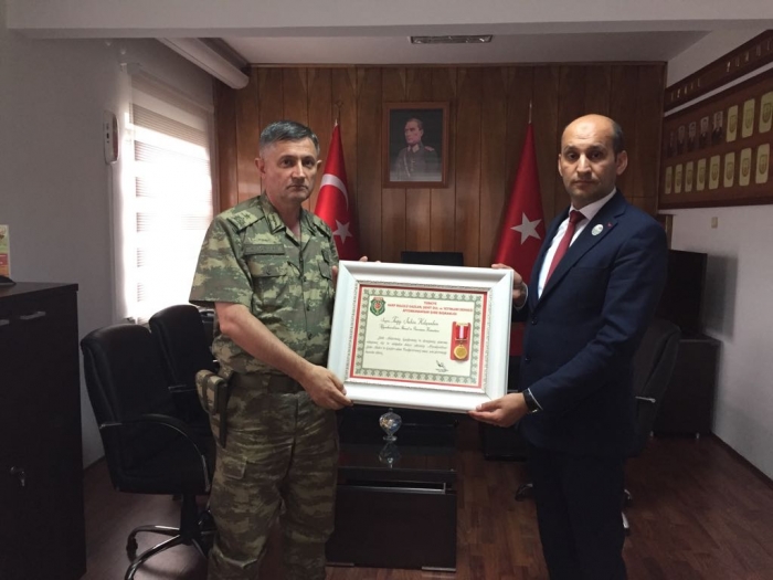 GARNİZON KOMUTANIMIZA VEDA ETTİK                  