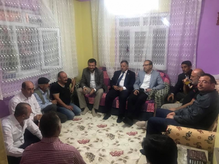 MHP MİLLETVEKİLİ MEHMET PARSAK İHSANİYE'Lİ GAZİLERİMİZİ ZİYARET ETTİ.                  