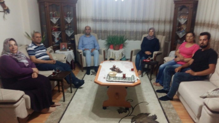 BAŞKAN KUMARTAŞLI VE SANDIKLI TEMSİLCİSİ AKİN DEN TAZİYE ZİYARETİ                  