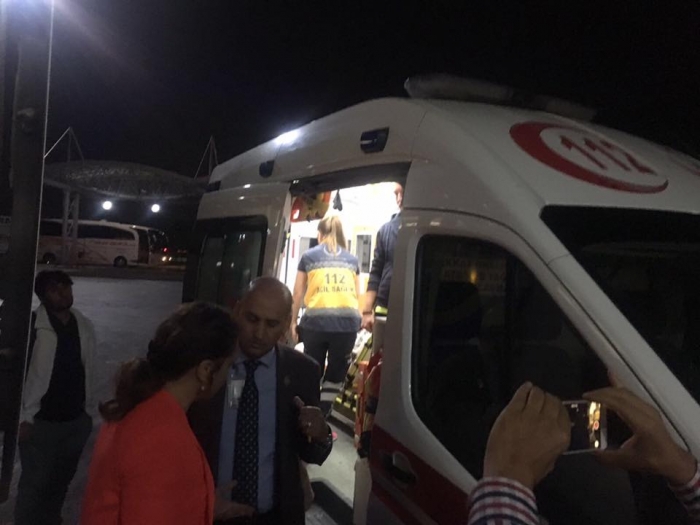 BAŞKAN KUMARTAŞLI GAZİMİZİ KARŞILADI.                  