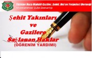 ŞEHİT VE GAZİ ÇOCUKLARINA SAĞLANAN EĞİTİM-ÖĞRETİM HAKLARI