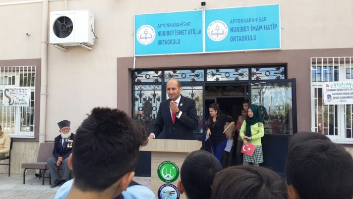 KUMARTAŞLI VE GAZİ TAHSİN KOÇ NURİBEY İSMETATİLLA  ORTAOKULU ÖĞRENCİLERİ İLE BULUŞTU                  