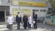 BAŞKAN KUMARTAŞLI VE GAZİ TAHSİN KOÇ ZÜBEYDE HANIM MESLEK LİSESİ  ÖĞRENCİLERİ İLE BULUŞTU