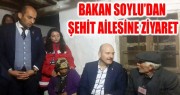 KUMARTAŞLI DAVET ETTİ İÇİŞLERİ BAKANI SOYLU, ŞEHİDİMİZİN AİLESİNİ ZİYARET ETTİ
