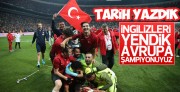 GAZİLERİMİZİN DE BULUNDUĞU MİLLİLERİMİZ TARİH YAZDI! AVRUPA ŞAMPİYONU TÜRKİYE...