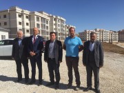 BAŞKAN KUMARTAŞLI AFYON TOKİ İNŞAAT ALANINI VE YÖNETİCİLERİ ZİYARET ETTİ.