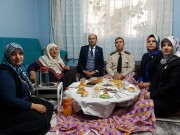 BAŞKAN KUMARTAŞLI VE ALB.SAĞDIÇ’TAN BOLVADİNLİ ŞEHİT AİLEMİZE ZİYERET