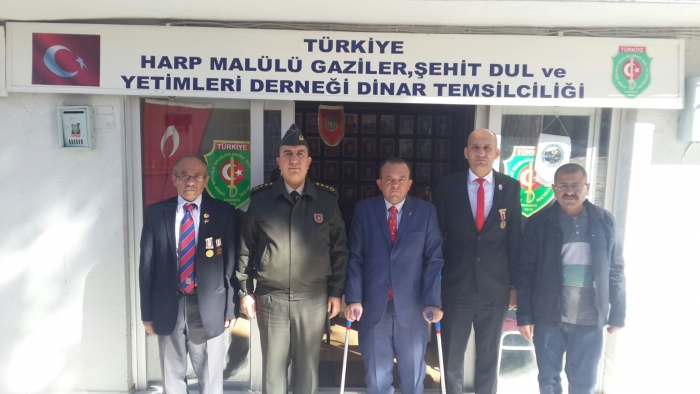 BAŞKAN KUMARTAŞLI VE ALB.SAĞDIÇ’TAN DİNAR DERNEKLERİMİZE ZİYERET                  