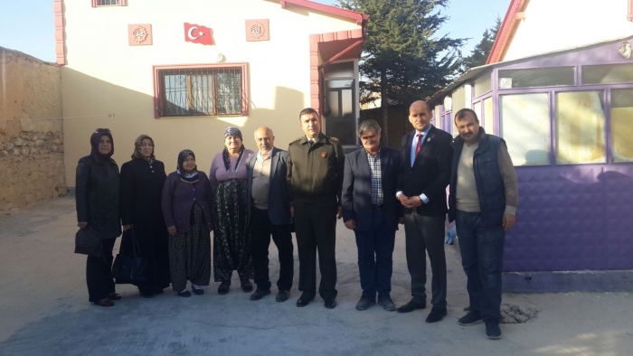 BAŞKAN KUMARTAŞLI VE ALB.SAĞDIÇ  BOLVADİN’DE ŞEHİT AİLEMİZİ ZİYERET ETTİ.                  