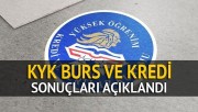 KYK BURS SONUÇLARI AÇIKLANDI