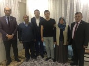 MİLLETVEKİLİ MEHMET PARSAK  VE KUMARTAŞLI’DAN GAZİ SARIÇİÇEK’E ZİYARET