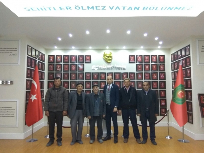 SON ŞEHİT BABAMIZ BEKİR KILINÇ DERNEĞİMİZİ ZİYARET ETTİ.                  