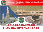 2018 HAC KAYITLARI BAŞLADI