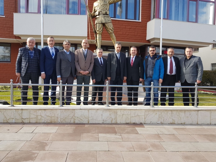 DERNEK BAŞKANLARINDAN TSK MEHMETÇİK VAKFINA ZİYARET                  