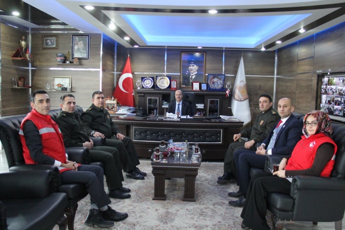 ALB.SAĞDIÇ VE KUMARTAŞLI’DAN BAŞKAN BOZKURT’A ZİYARET                  