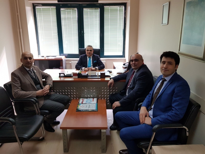 KUMARTAŞLI’DAN KAMU HASTANELERİ BASKANLİGİN’DA GÖREVLİ UZMAN MUSTAFA DEMİRHÖYÜK'’E ZİYARET                  