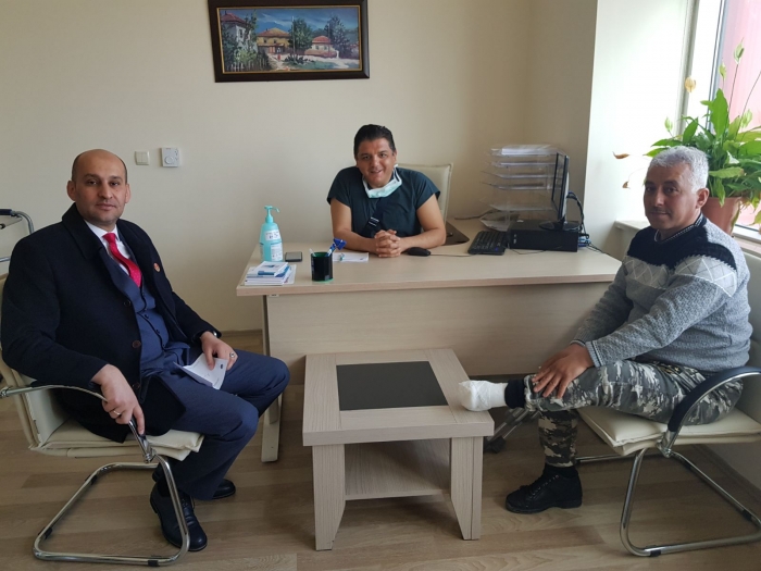 GÜNEYDOĞU GAZİSİNE 22 YIL SONRA PROTEZ İLE YÜRÜYECEK                  