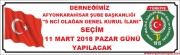 DERNEĞİMİZ AFYONKARAHİSAR ŞUBE BAŞKANLIĞI 5 NCİ GENEL KURUL İLANI