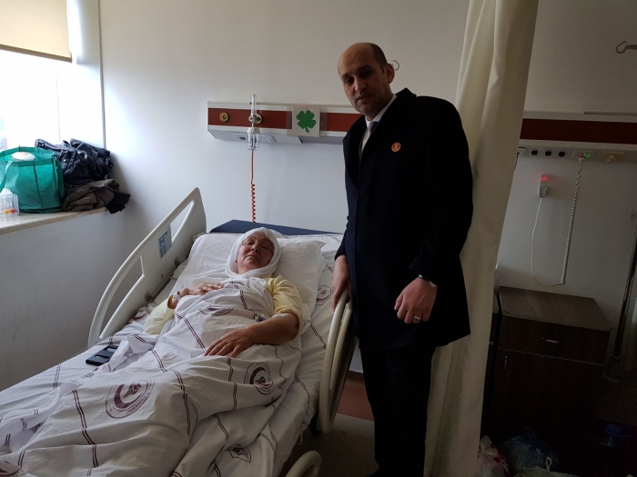 ŞEHİT ANNEMİZ FATMA SAYIN AMELİYAT OLDU.                  
