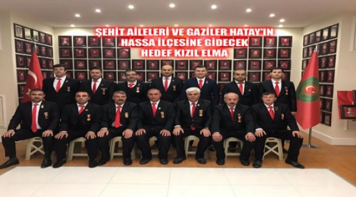ŞEHİT AİLELERİ VE GAZİLER HATAY’IN HASSA İLÇESİNE GİDECEK HEDEF KIZILELMA                  