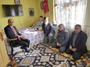 KUMARTAŞLI, AFRİN GAZİ’Sİ RESUL ÜNAL’I ZİYARET ETTİ