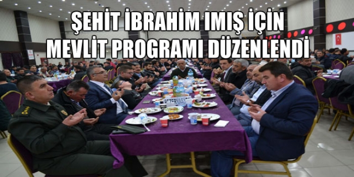 ŞEHİTDİMİZ P.UZM.ÇVŞ.İBRAHİM IMIŞ RAHMETLE ANILDI                  