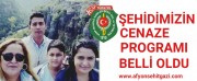 ŞEHİDİMİZ J.UZM. XII KAD.ÇVŞ. OĞUZ İNAN'IN CENAZE PROGRAMI BELLİ OLDU