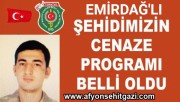 ŞEHİDİMİZ P.SÖZ.ONB.CUMALİ SARITAŞ'IN TÖREN PROGRAMI BELLİ OLDU