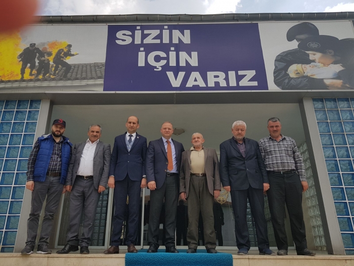 ŞEHİT BABALARI VE GAZİLER’DEN EMNİYET MÜDÜRLÜĞÜ’NE  ZİYARET                  